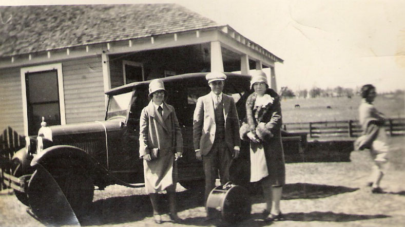 Jesse Daniel and Doris Kathleen Graves Dobson circa March 11 1928 Winona Texas 