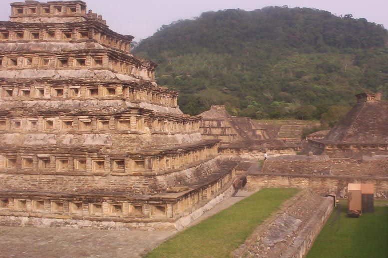 El Tajin veracruz mexico   Pyramid Of The Niches From Behind 2 