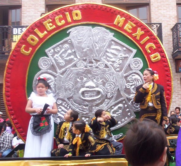 Matamoros Tamaulipas Mexico   Charros Parade   Colegio Mexico 