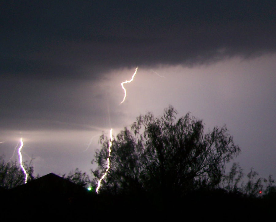 lightning flashing across hondo dunlay in medina county 