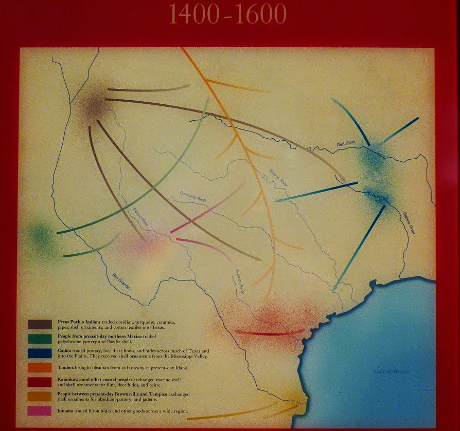 trade routes of texas1400 1600 